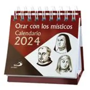 Calendarios de mesa 2024 con espiral Orar con los místicos