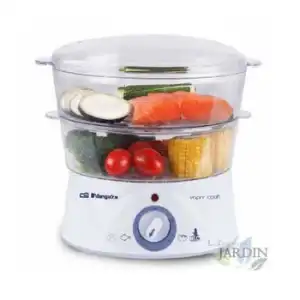 Cocedor Al Vapor De 2 Recipientes Y Un Recipiente Especial Para Arroz. Capacidad 5 Litros. Potencia 400w