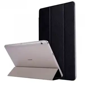 Cool Funda Giratoria Polipiel Negra para Mediapad M5 Lite 10.1"