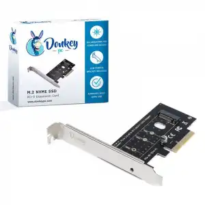 Donkey Pc Tarjeta de Expansión PCIe Adaptador M.2 NVME SSD