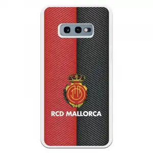 Funda Para Samsung Galaxy S10e Del Mallorca Rcd Mallorca Diagonales Transparente - Licencia Oficial Rcd Mallorca