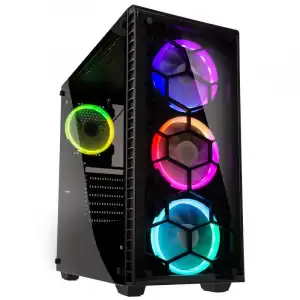 Kolink Observatory RGB Cristal Templado USB 3.0 Negra