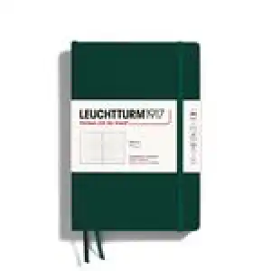 Libreta A5 Leuchtturm 1917 Medium tapa blanda Puntos Forest Green