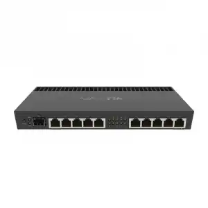 Mikrotik RB4011IGS+RM Router Ethernet 10 Puertos RJ45 Gigabit PoE + 1 Puerto SFP+ 10G