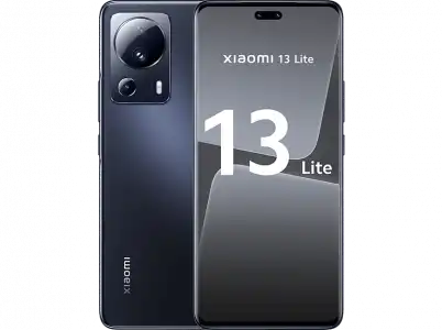 Móvil - Xiaomi 13 Lite, Negro, 256 GB, 8 GB RAM, 6.55" FHD+ AMOLED 120 Hz, Snapdragon® 7 Gen 1, 4500 mAh, Android MIUI 14