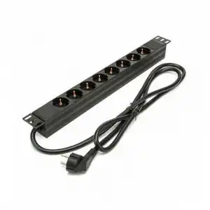 Phasak BNS 3518 Regleta 8 Tomas para Rack 19" 1U