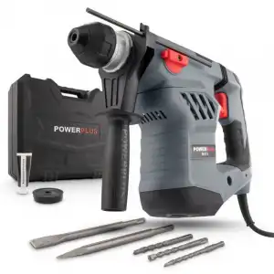 Powerplus POWE10081 Martillo Percutor 1600W con 5 Accesorios