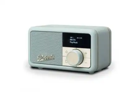 Roberts Radio - Radio Portátil Con Bluetooth Revival Petite Azul Pastel