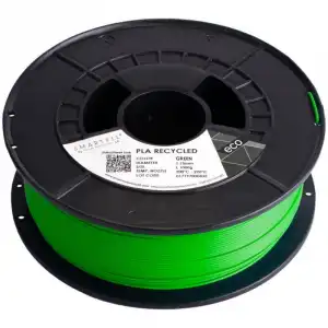 Smartfil PLA Recycled Filamento 3D Fabricado con PLA Reciclado 1.75mm 1000g Green