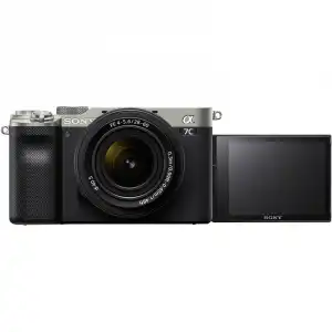 Sony Alpha 7C 24.2MP WiFi/Bluetooth Plata + Objetivo Sony FE 28-60mm F4-5.6