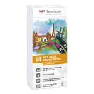 Tombow ABT rotuladores Dual Brush con dos puntas - 18 unidades