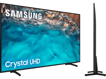 TV LED 55" - Samsung UE55BU8000KXXC, UHD 4K, Procesador Crystal Smart TV, Negro