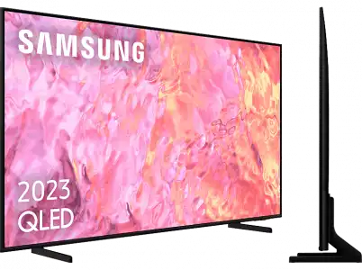 TV QLED 85" - Samsung TQ85Q60CAUXXC, UHD 4K, Smart TV, Quantum Dot, Diseño AirSlim, Object Tracking Sound+, SolarCell Remote, Gaming Hub, Negro