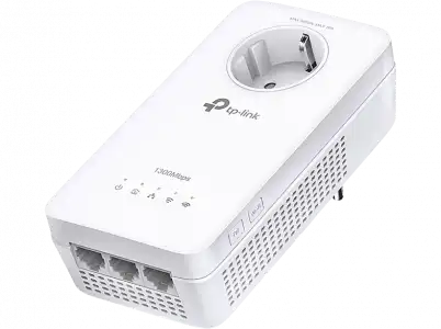 Adaptador PLC - TP-Link TL-WPA8631P, AV1300, Wi-Fi AC1200 Doble Banda, 3 Puertos Gigabit, Blanco