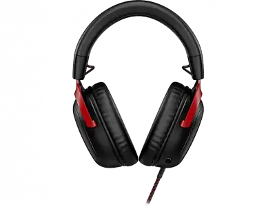 Auriculares gaming - HyperX Cloud III, Con cable, Audio espacial DTS®, Compatible PS5, XBOX Series X S, Switch, Mac y móviles, Rojo