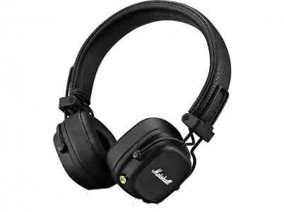 Auriculares inalámbricos - Marshall Major IV, Supraaurales, Bluetooth, 80 h batería, Táctil, Plegable, Negro