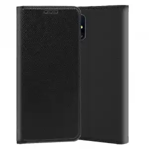 Cool Funda Flip Cover Liso Negro para Samsung Galaxy M31s