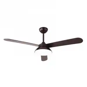 Fabrilamp Umi Ventilador de Techo con Motor DC Aspas Reversibles y Mando Marrón