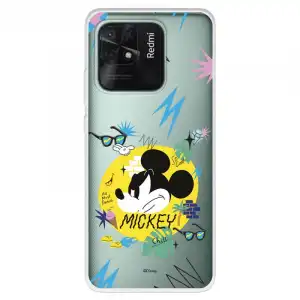 Funda para Xiaomi Redmi 10C Oficial de Disney Mickey Urban Clásicos Disney