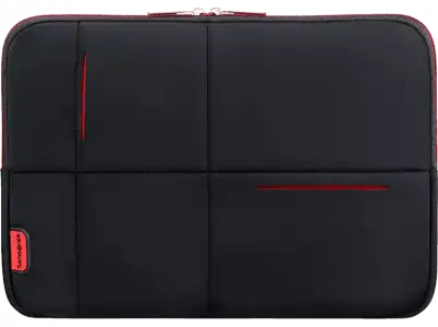 Funda - Samsonite Airglow, para portátil hasta 13.3", Negro/Rojo