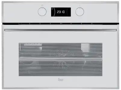 Microondas con grill integrable - Teka MLC 844, 1000W, 5 niveles, Convección, 44L, Blanco + Inox