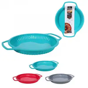 Molde de silicona para tartas diámetro 26cm colores surtidos
