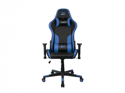 Silla gaming - Drift DR90 Pro V8, 2D (regulable en altura y anchura), Hasta 150 kg, Azul