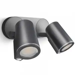 Steinel Spot Duo Sensor Connect Foco de Exterior con Sensor de Movimiento 15W Negro
