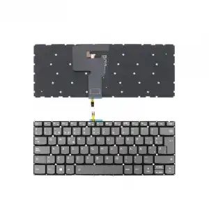 Teclado Retroiluminado Para Portátil Lenovo Ideapad 330-14ikb Gris Sin Marco