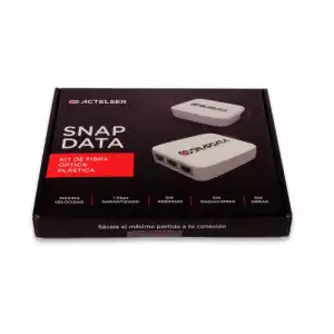 Actelser Kit Básico de Fibra Óptica Plástica Snap Data 30m