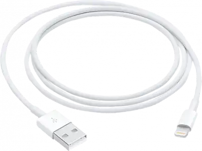 APPLE Cable conector Lightning a USB, para iPhone y iPad, 50 cm, Blanco