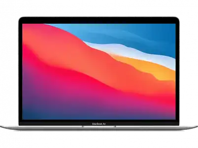 APPLE MacBook Air (2020), 13.3" Retina, Chip M1 de Apple, 8 GB, 256 GB SSD, MacOS, Teclado Magic Keyboard Touch ID, Plata