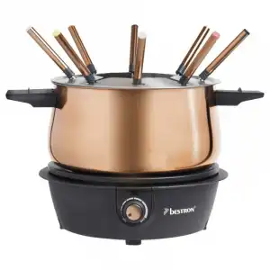 Bestron AFD850CO Set de Fondue 1.5L 1500W Cobre