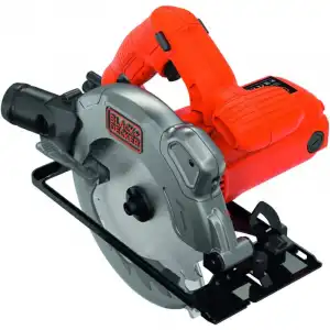 Black & Decker CS1250L-QS Sierra Circular 1.250W 190mm Bisel 0-45 con Guías y Disco TCT 190mm