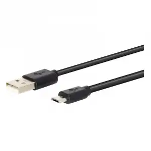 Cable HIGH ONE 1 metro negro pvc micro usb