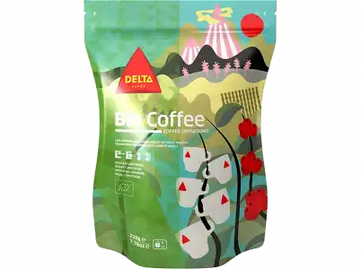 Café molido - Delta 5012052, Arábica y robusta, Intensidad 7, Ecológico