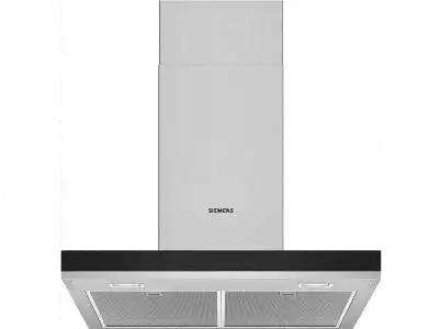 Campana - Siemens LC66BHM50, Integrable, 580 m³/h, Control táctil, A, Inox