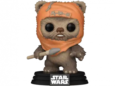 Figura - Funko Pop! Wicket, Star Wars: El Retorno del Jedi (40 Aniversario)