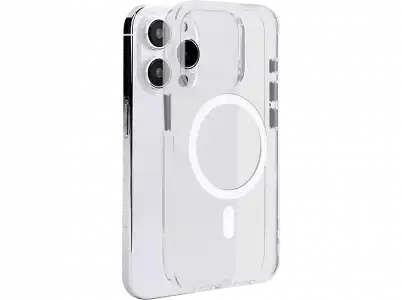 Funda - ISY ISC 1113 MagISY, Para iPhone 15 Pro Max, Poliuretano, Transparente