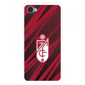 Funda Para Lg Q6 Del Granada Cf Escudo - Líneas Rojas Y Negras Escudo - Líneas Rojas Y Negras - Licencia Oficial Granada