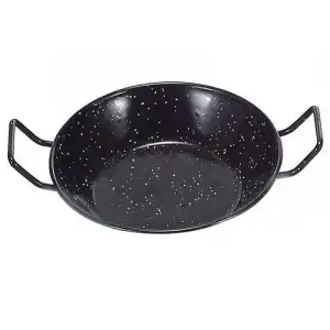 Garcima Sartén de Doble Honda con Asas Esmaltadas 36cm