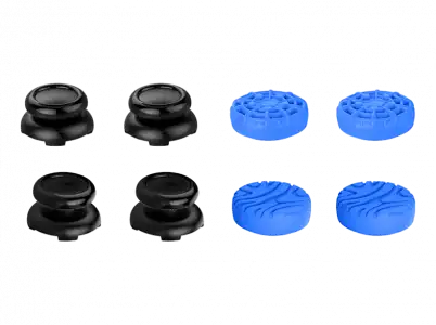 Grips - Ardistel BLACKFIRE® Precission ThumbGrips Kit 8in1, Para PS5 Portal Remote Player, Azul y negro