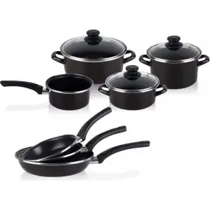 Magefesa Batería de Cocina 4 Piezas + Set de 3 Sartenes