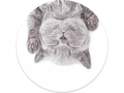 Soporte adhesivo para móvil - PopSockets Cat Nap, adhesivo, Otros