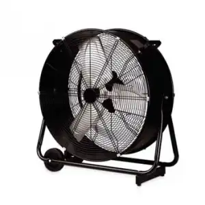 Ventilador Metálico De Suelo 250 W Negro