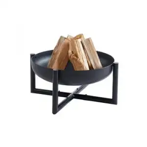 Brasero Ogma 60x60x30 Cm Color Negro Venta-unica