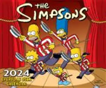 Calendario de mesa 2024 Erik día por página The Simpson