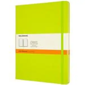 Cuaderno Moleskine Classic XL rayas tapa dura verde limón