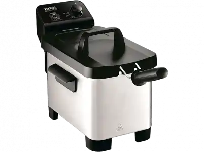 Freidora - Tefal FR 3310 Easy Pro, 3 L, Tecnología zona fría, Tapa de almacenaje, Termostato ajustable entre 150º C a 190 ºC, Acero Inoxidable