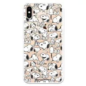 Funda Oficial de Peanuts Snoopy Siluetas para iPhone XS Max